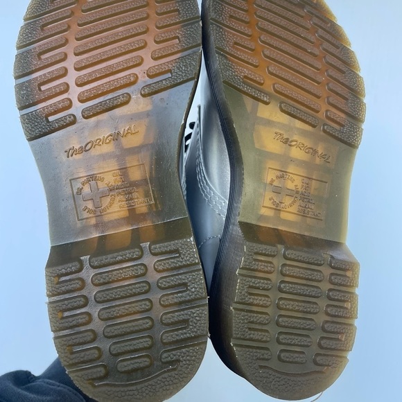 Dr. Martens 1460 Vegan Silver Metallic Chrome Boot - Picture 7 of 11